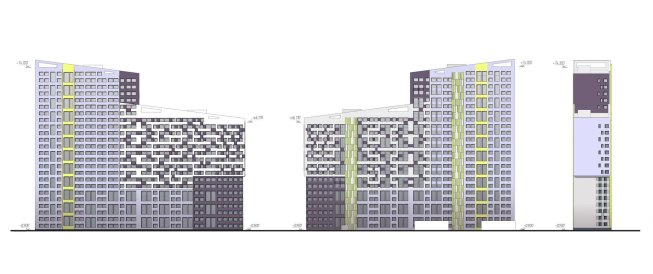 Residential Complex. Facades.