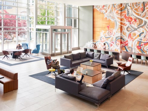 Key Center Lobby by SkB Architects
