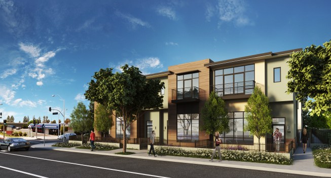 View along Santa Anita Avenue