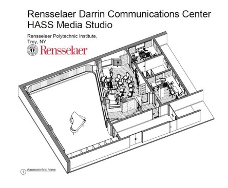 Rensselaer Polytechnic Institute Axonometric View