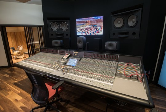 MCCC Control Room / Mixing Suite  view towards Iso Booth
