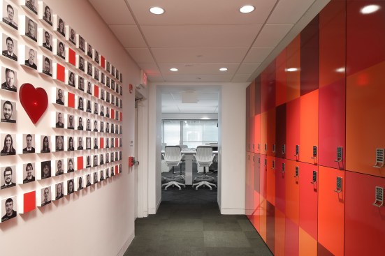Employee Wall + Lockers