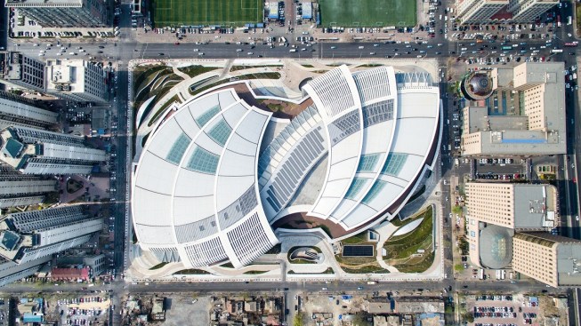 Olympia 66 in Dalian, China, by Aedas - Aerial View