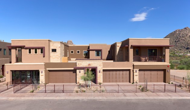 Exterior with garage view