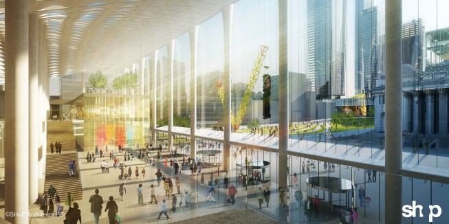 Penn Station entry hall.