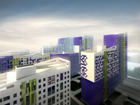 Residential Complex. Facades.