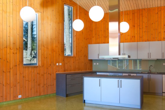 Waldorf School Fredrikstad by LINK Arkitektur; Kebony wood cladding