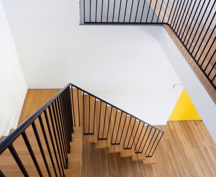 Stairs designed by Guillaume Sasseville.