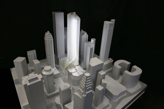 Chongqing Xinhua Bookstore Group Jiefangbei Book City Mixed-use Project, Chongqing, China, by Aedas - Model