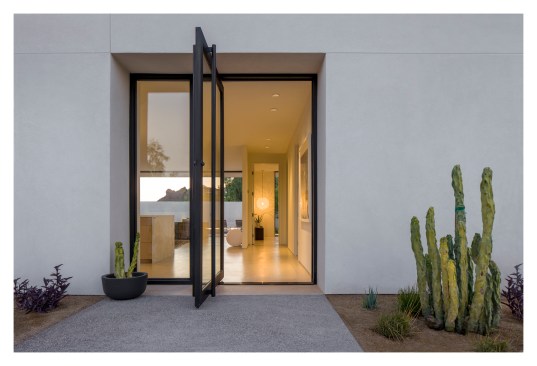 Main Entry, Camelback Mountain in the background.
