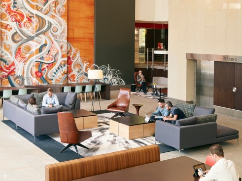 Key Center Lobby by SkB Architects