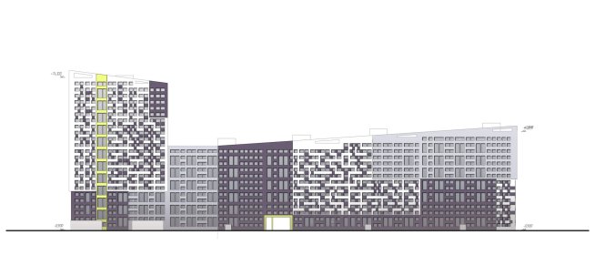 Residential Complex. Facades.
