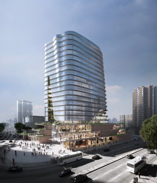 Gemdale Changshou Road, Shanghai designed by Andrew Bromberg at Aedas