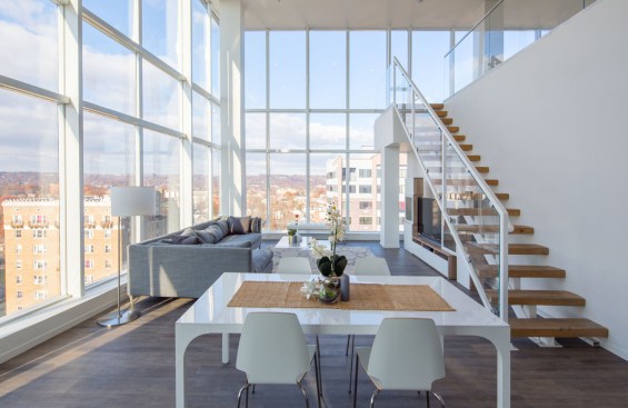 Duplex Interior_View from Kitchen