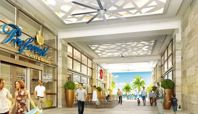 Exterior Hotel Passageway