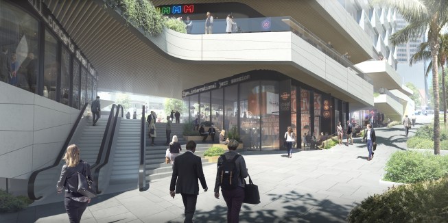 Animating the street.