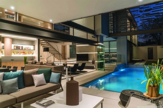 Outdoor entertainment area