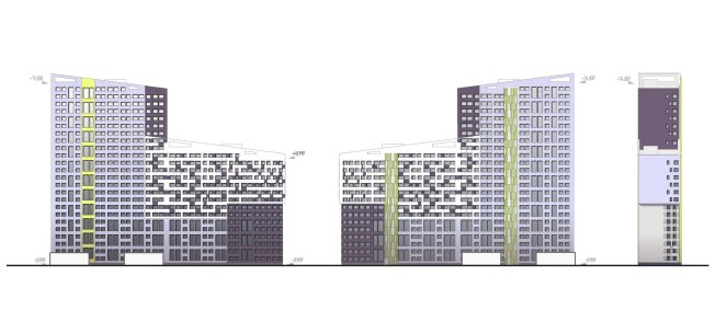 Residential Complex. Facades.