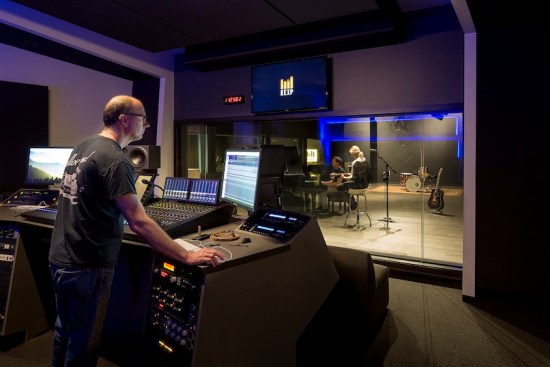 Control Room view into Live Room                                                           