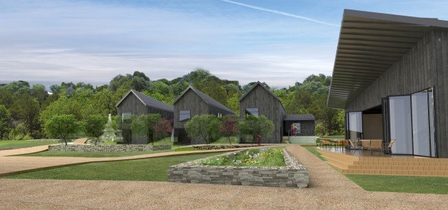 Phase 1 includes monks and nuns housing as well as community dining