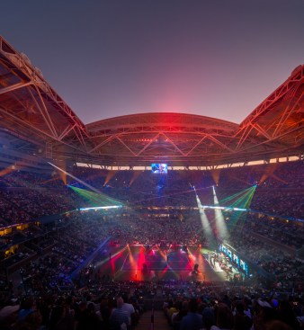 2016 US Open opening ceremony at Arthur Ashe Stadium