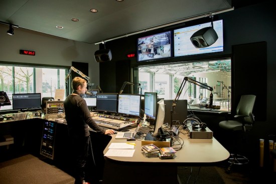 DJ Booth view into Performance Space