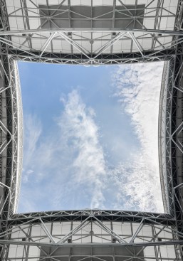 Arthur Ashe Stadium roof open