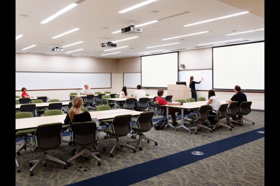 Interior, Flexible Instruction Classroom
