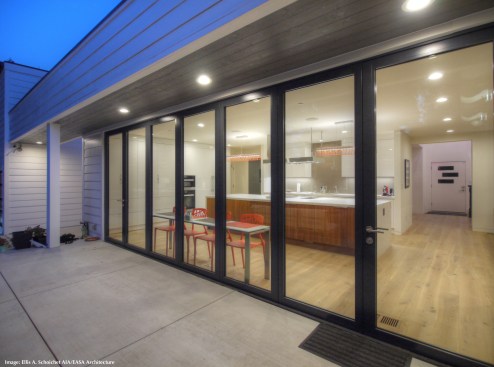 After- Kitchen to Foyer (doors closed)