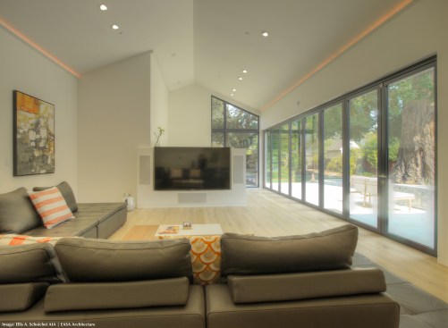 After- View of Family Room (doors closed)