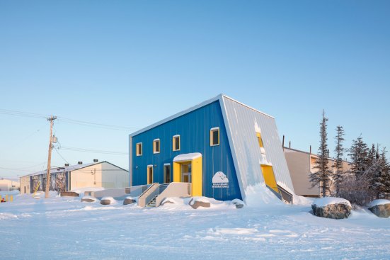 Polar Bears International House in Churchill, Manitoba, by Blouin Orzes Architectes and Verne Reimer Architecture