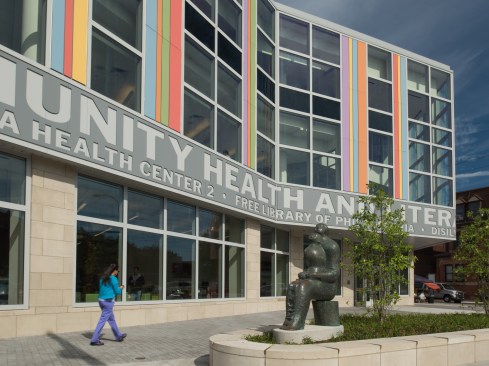 Entry plaza at entry