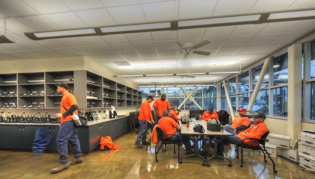 Interior Crew Workroom