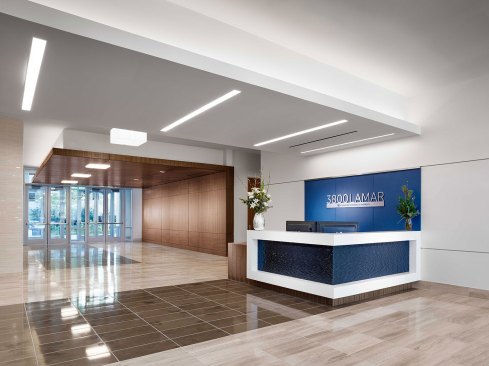 Lamar Central entrance lobby