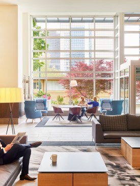 Key Center Lobby by SkB Architects