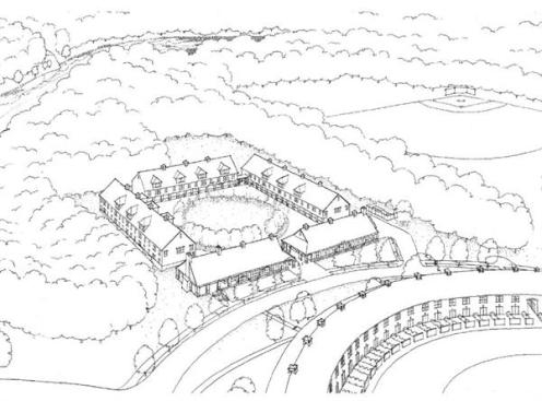 By facing the dormitory buildings onto a central lawn, Muse Architects bestowed a small town feeling on the project. Residents enjoy various levels of public space, including generously sized loggias and a communal lounge.