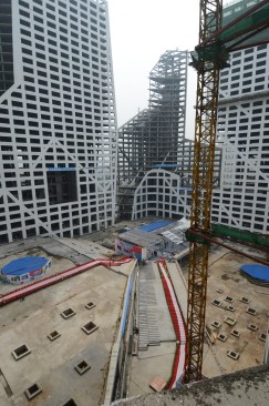 Sliced Porosity Block under construction.