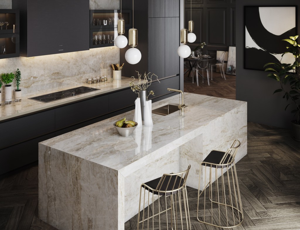 Dekton by Cosentino in Taga (counter, island, backsplash).