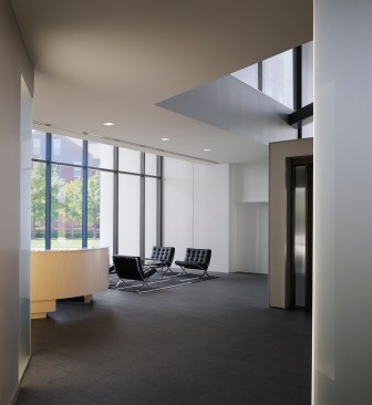 The northwest entry lobby