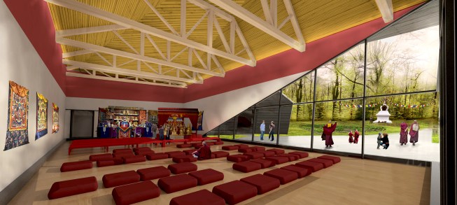 Interior of proposed teaching space