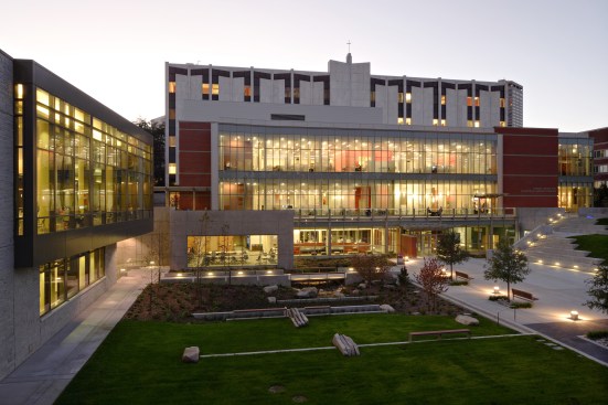 Exterior, Library Courtyard
