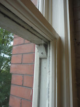 "The Landmarks Commission was particularly concerned that the profiles of the new window frames matched the historic windows as closely as possible.”