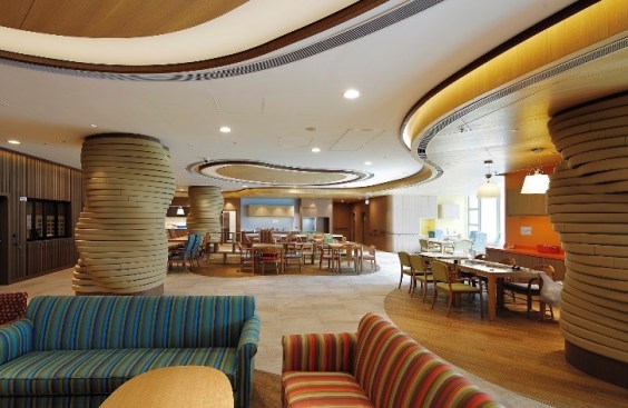 Large floor numbers allow easy identification