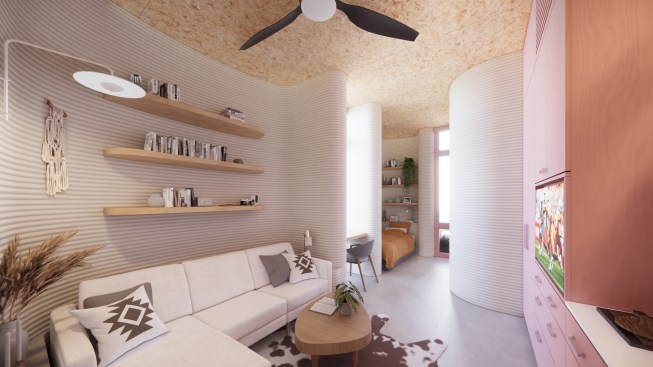 First place design for house interior by Guerin Architects.