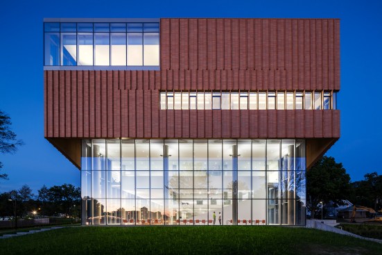 View from west at dusk