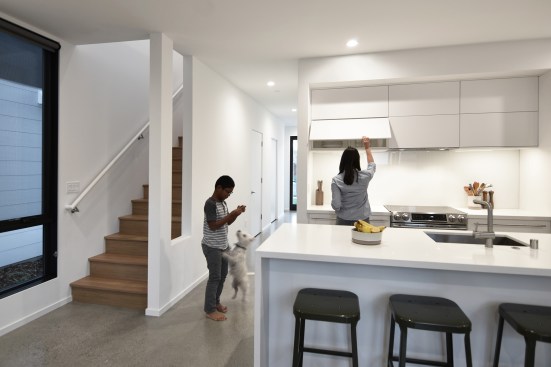 Ground-floor kitchen featuring IKEA built-ins