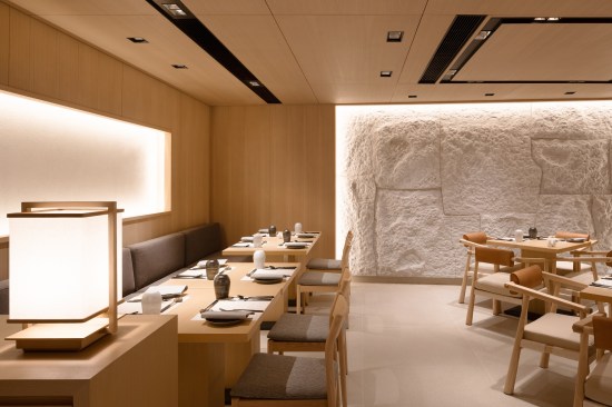 Interiors of all-day-dining, creating an upbeat vibe and luxury dining experience