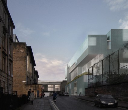 Renfrew Street in winter.