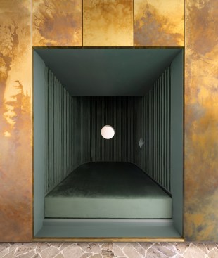 Golden box interior by AMAA.