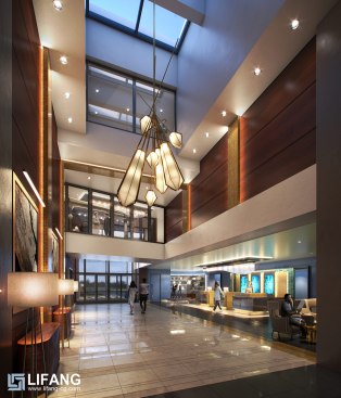 Lobby of the Hotel